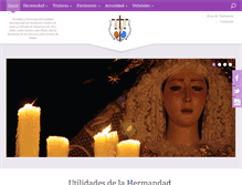 Tablet Screenshot of hermandaddelosdolores.org